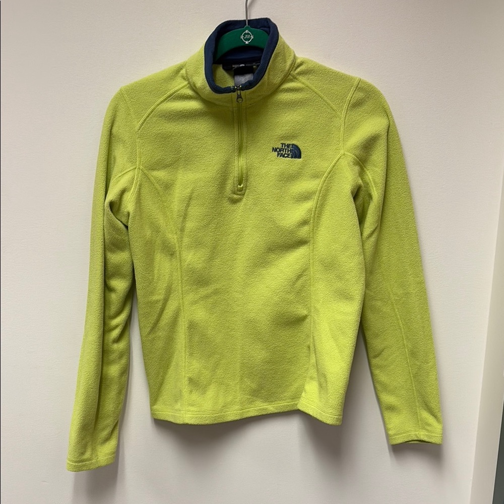 North Face fleece quarter zip jacket